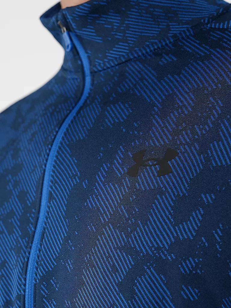 UNDER ARMOUR | Herren Fitnessshirt UA Tech™ Vent Geode mit ½ Zip | Blu scuro