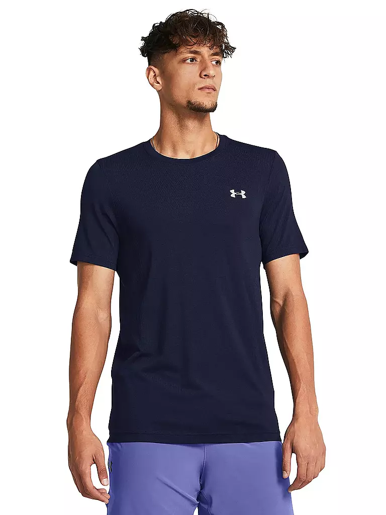 UNDER ARMOUR | Herren Fitnessshirt UA Vanish Seamless | Blu scuro