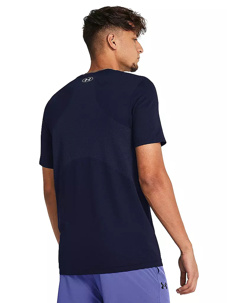 UNDER ARMOUR | Herren Fitnessshirt UA Vanish Seamless | Blu scuro