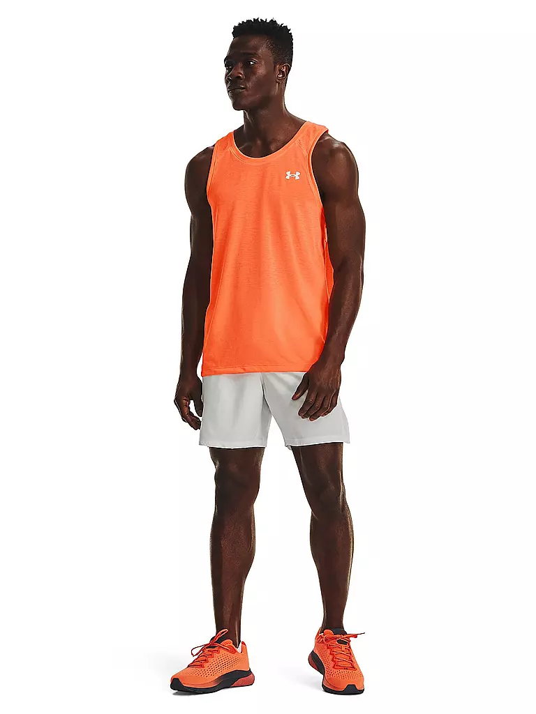 UNDER ARMOUR | Herren Fitnesstank UA Streaker Run Singlet | Arancione