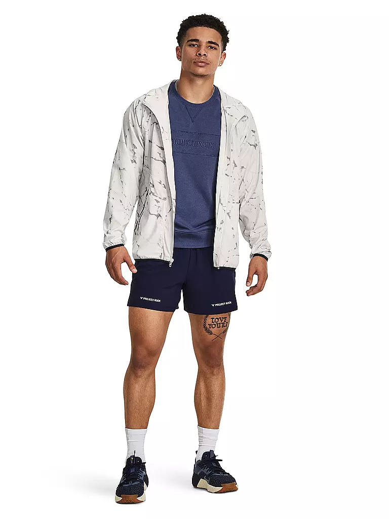 UNDER ARMOUR | Herren Jacke Project Rock Unstoppable | Bianco