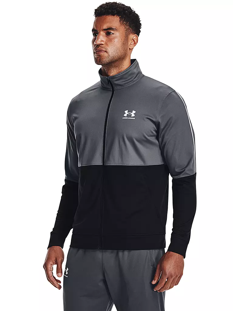 UNDER ARMOUR | Herren Jacke UA Sportstyle Pique | Grigio