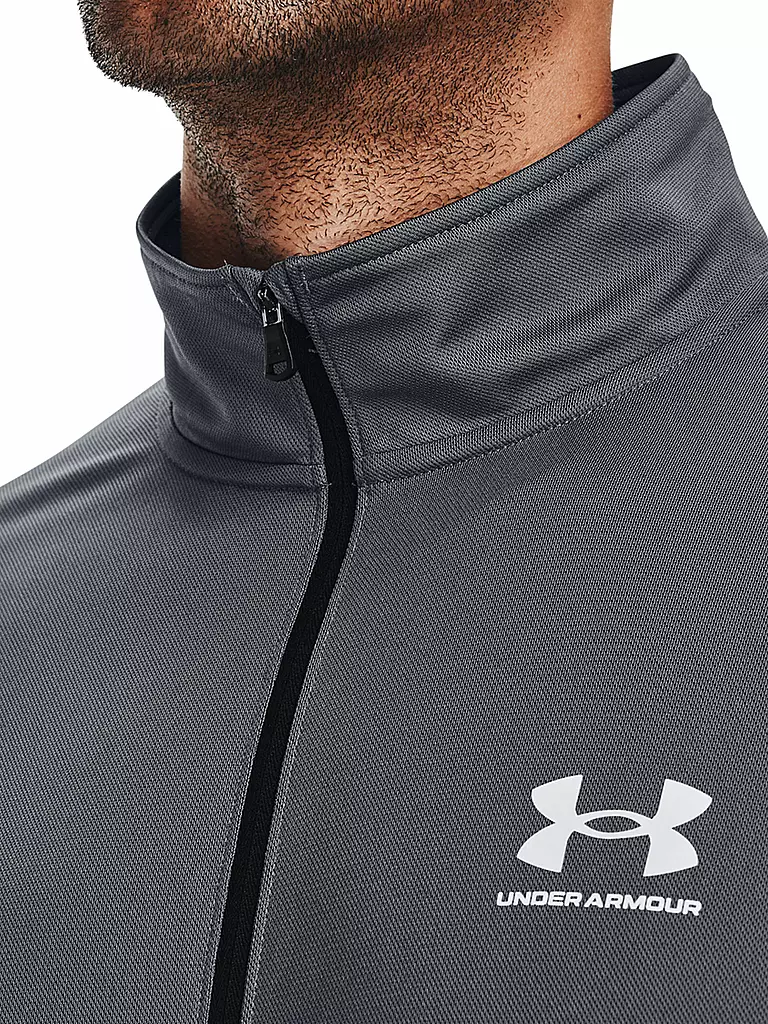 UNDER ARMOUR | Herren Jacke UA Sportstyle Pique | Grigio