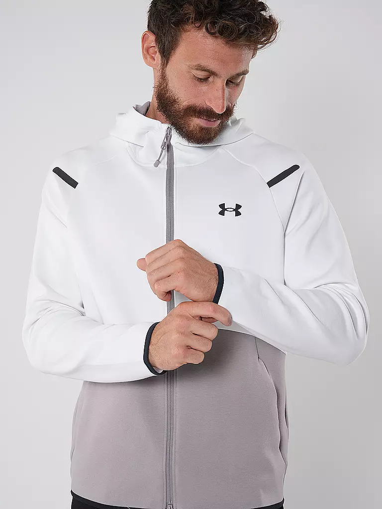 UNDER ARMOUR | Herren Jacke Unstoppable | Bianco