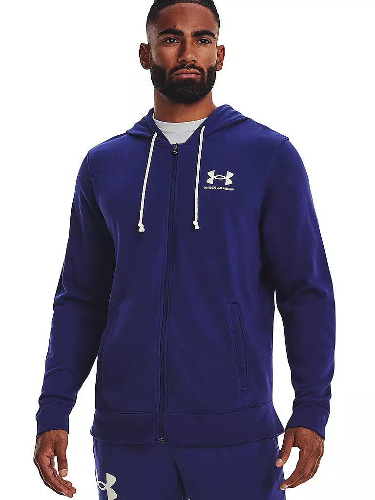 UNDER ARMOUR | Herren Kapuzenpullover UA Rival Terry | Blu