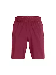 UNDER ARMOUR | Herren Short UA Woven Wordmark | Rosso scuro