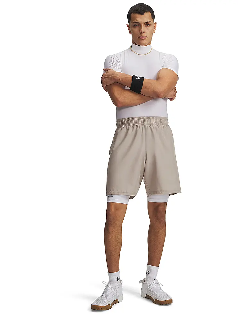 UNDER ARMOUR | Herren Short UA Woven Wordmark | Cammello