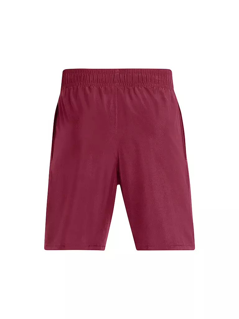UNDER ARMOUR | Herren Short UA Woven Wordmark | Rosso scuro