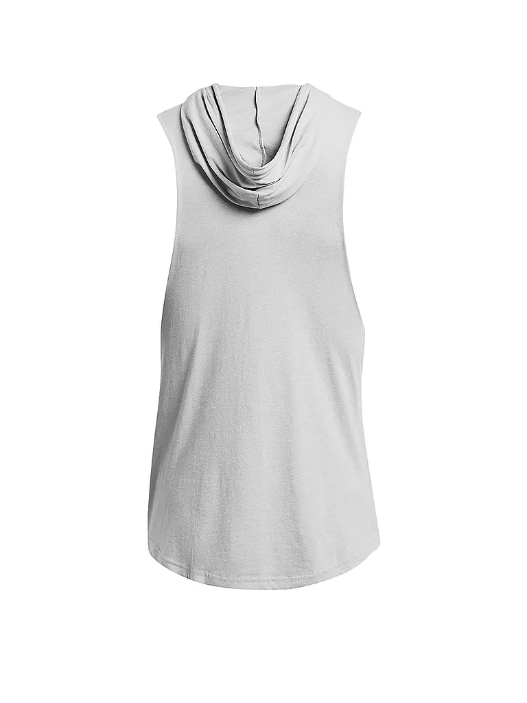 UNDER ARMOUR | Herren Sweater Project Rock Rents Due Sleeveless Hoodie | Grigio