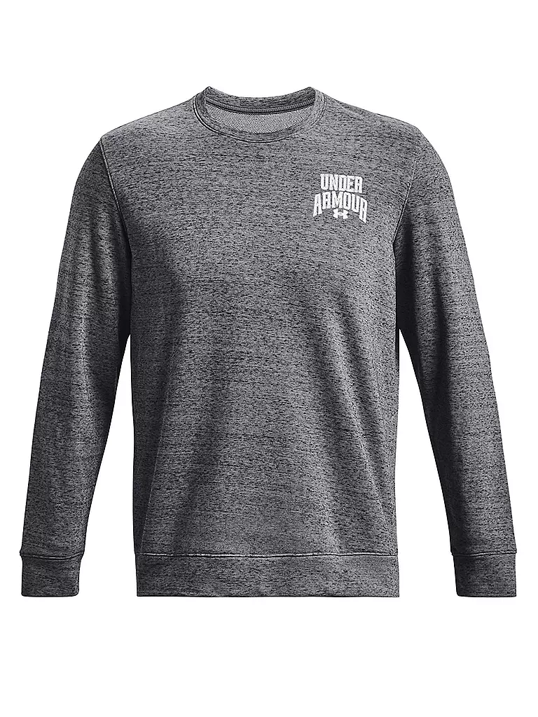UNDER ARMOUR | Herren Sweater UA Rival Terry Graphic Crew | Grigio