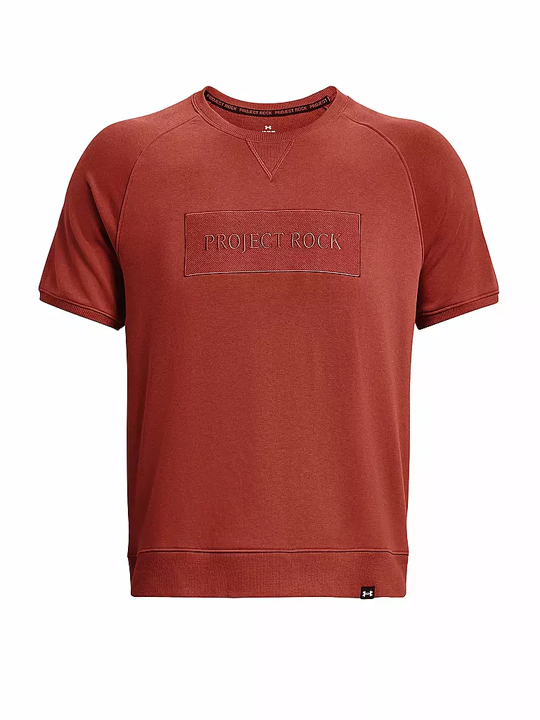 UNDER ARMOUR | Herren T-Shirt Project Rock Terry Gym | Rosso