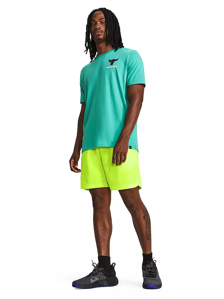 UNDER ARMOUR | Herren T-Shirt The Rock Brahma | Verde