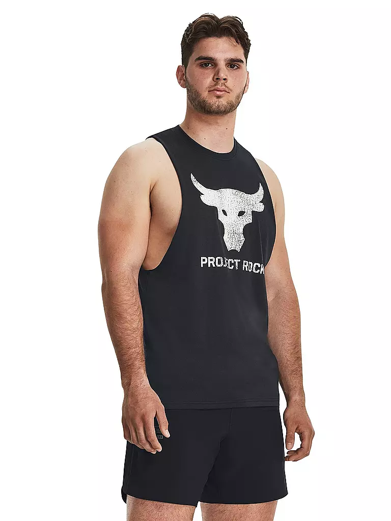 UNDER ARMOUR | Herren Tank Rock Brahma Bull | Nero