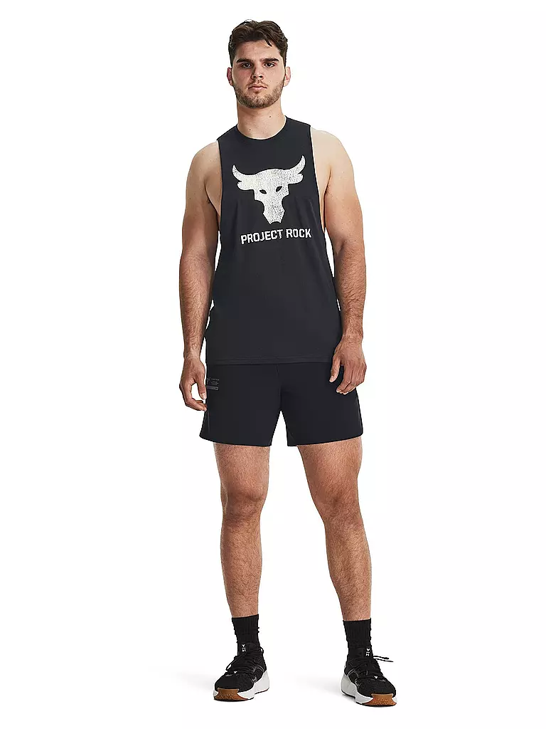 UNDER ARMOUR | Herren Tank Rock Brahma Bull | Nero