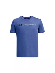 UNDER ARMOUR | Jungen T-Shirt UA mit Schriftzug-Logo  | Blu
