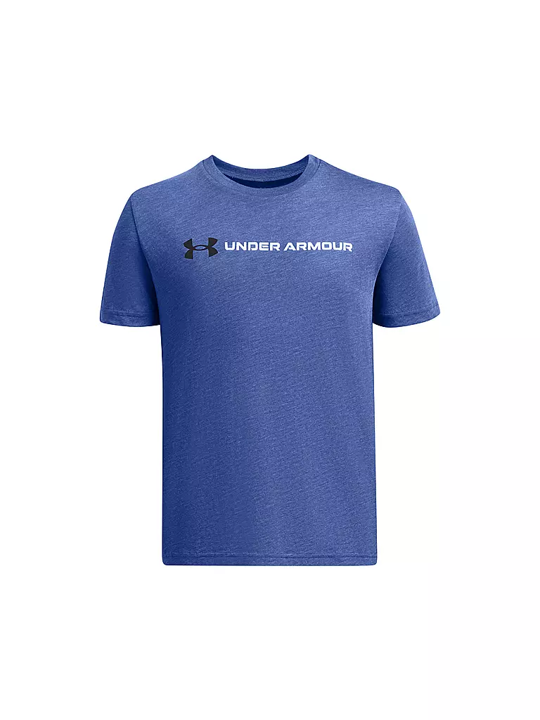 UNDER ARMOUR | Jungen T-Shirt UA mit Schriftzug-Logo  | Blu