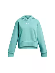 UNDER ARMOUR | Mädchen Hoodie UA Rival Fleece Cropped | Turchese