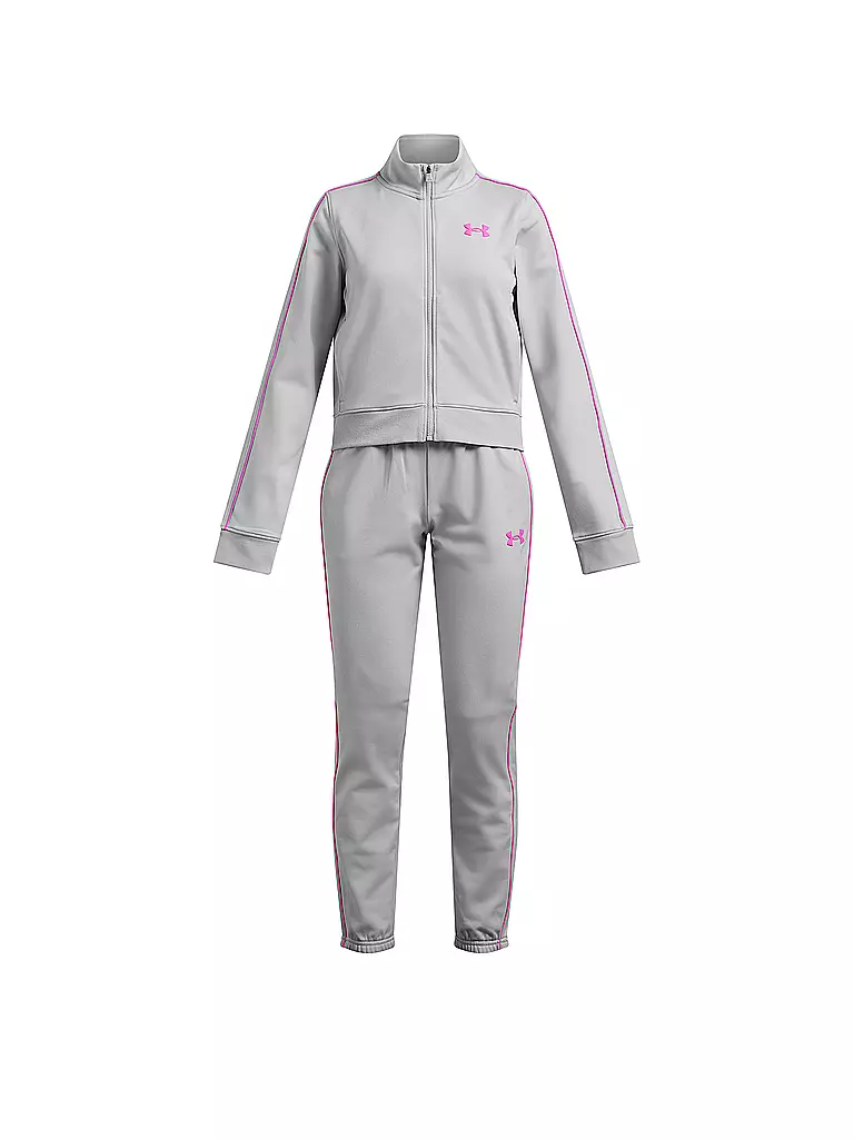 UNDER ARMOUR | Mädchen Trainingsanzug UA Icon Knit Crop | Grigio