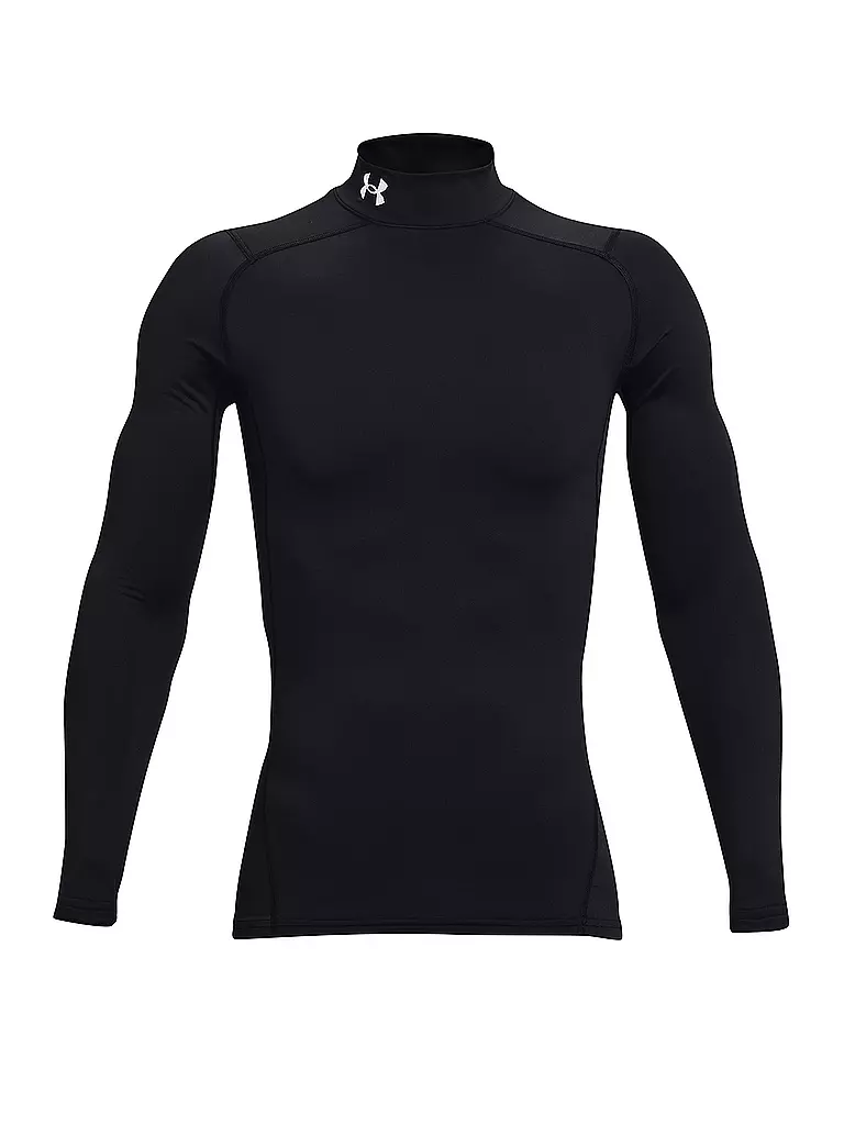 UNDER ARMOUR | Maglia da allenamento da uomo ColdGear® Compression Mock | Nero