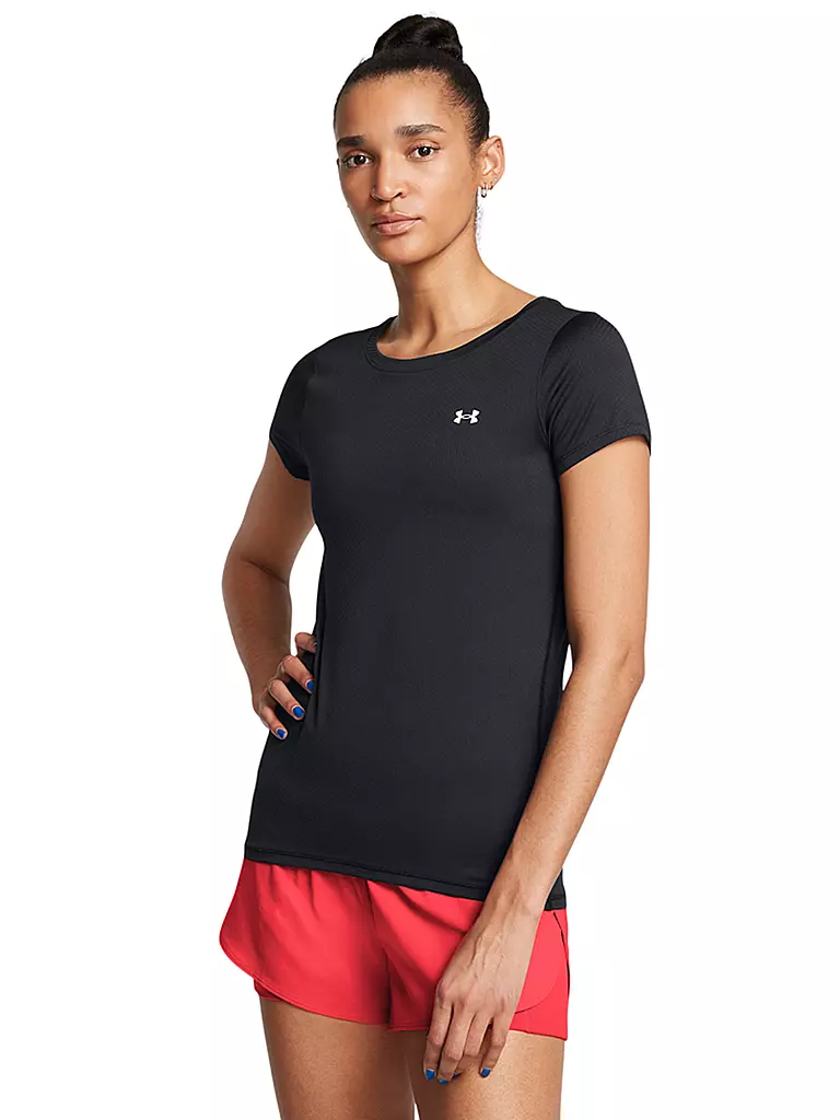 UNDER ARMOUR | Maglietta da fitness da donna HeatGear® Armour | Nero