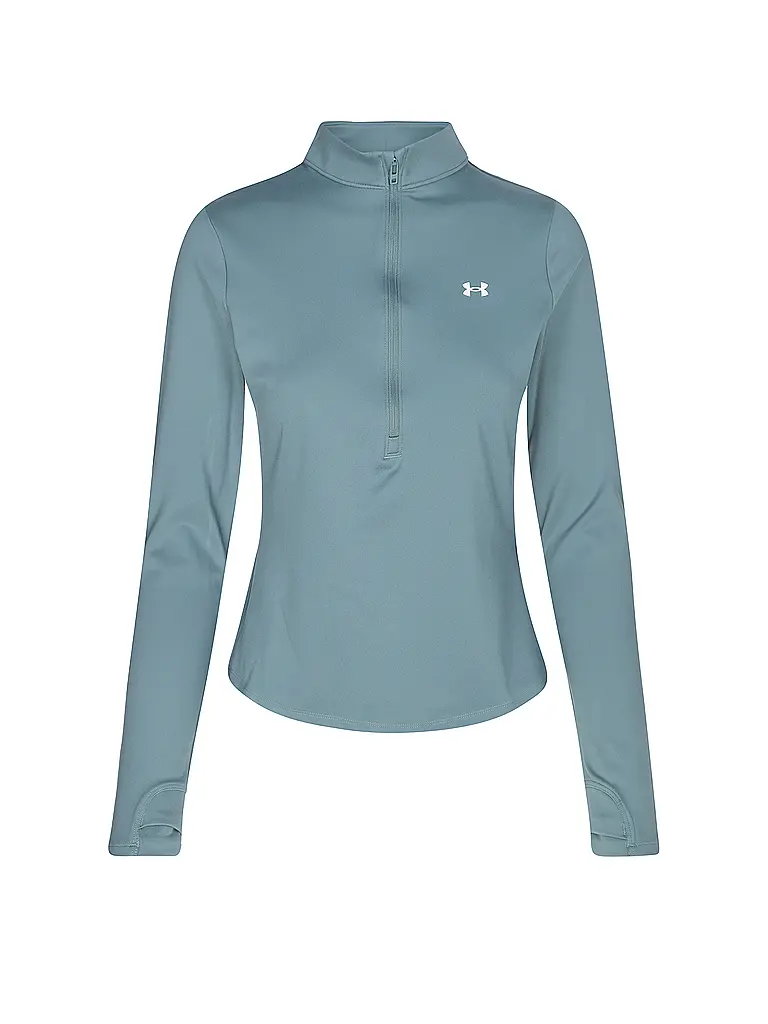UNDER ARMOUR | Maglietta da fitness da donna UA Motion con mezza zip | Petrolio