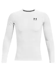 UNDER ARMOUR | Maglietta da fitness da uomo HeatGear® Armour | Bianco