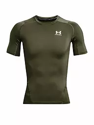 UNDER ARMOUR | Maglietta da fitness da uomo HeatGear® Armour | Oliva