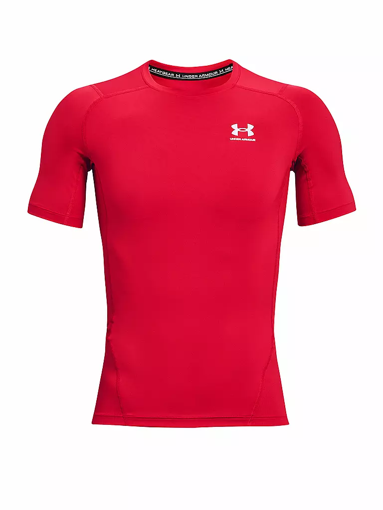 UNDER ARMOUR | Maglietta da fitness da uomo HeatGear® Armour | Rosso
