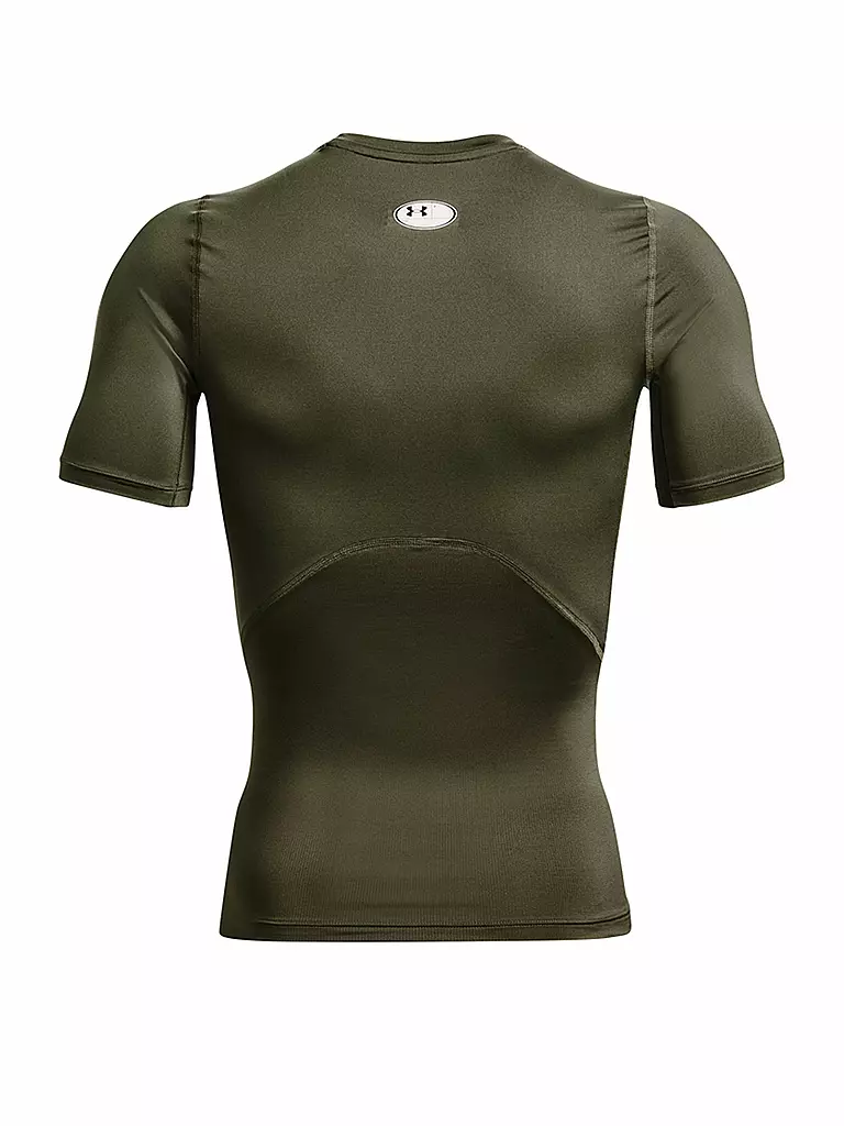 UNDER ARMOUR | Maglietta da fitness da uomo HeatGear® Armour | Oliva