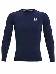 UNDER ARMOUR | Maglietta da fitness da uomo UA HeatGear® Armour Compression | Blu scuro