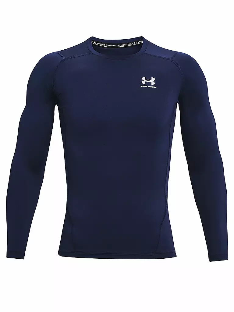 UNDER ARMOUR | Maglietta da fitness da uomo UA HeatGear® Armour Compression | Blu scuro