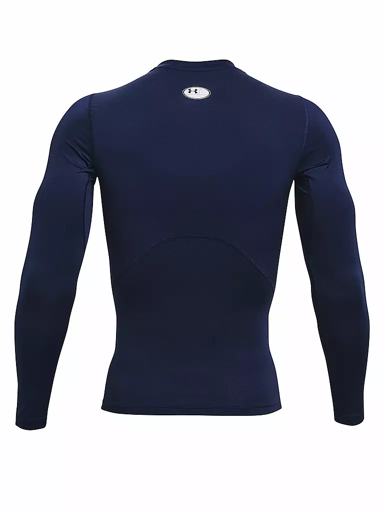 UNDER ARMOUR | Maglietta da fitness da uomo UA HeatGear® Armour Compression | Blu scuro
