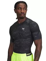 UNDER ARMOUR | Maglietta da fitness da uomo UA HeatGear® Armour Printed | Nero