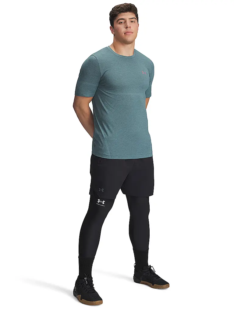 UNDER ARMOUR | Maglietta da fitness da uomo UA Vanish Elite Seamless | Petrolio