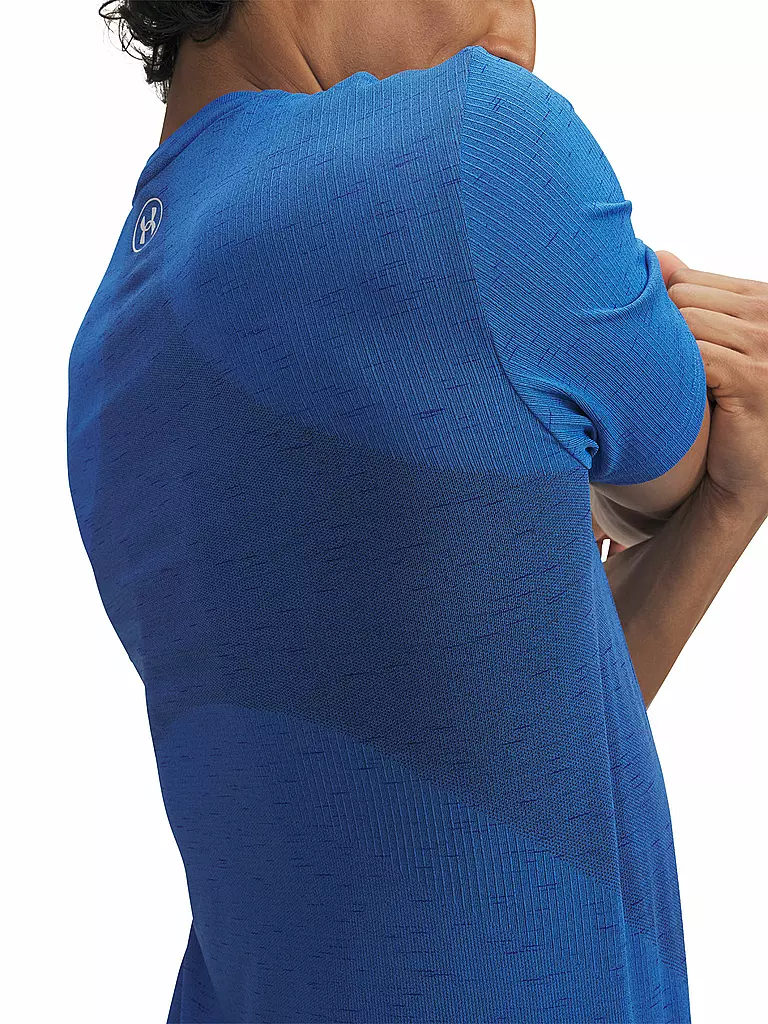 UNDER ARMOUR | Maglietta da fitness da uomo UA Vanish Seamless | Blu