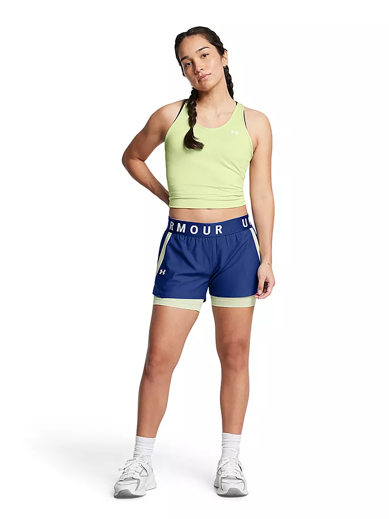 UNDER ARMOUR | Pantaloncini da fitness da donna UA Play Up 2in1 | Blu