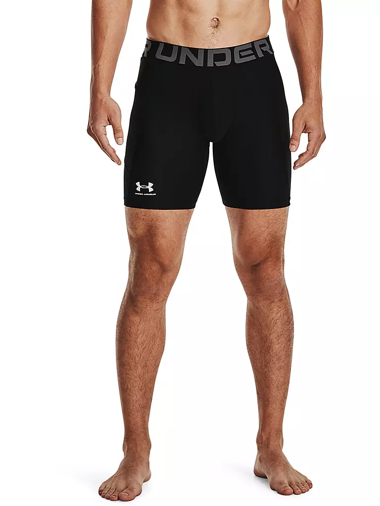 UNDER ARMOUR | Pantaloncini da fitness da uomo HeatGear® Armour a compressione | Nero