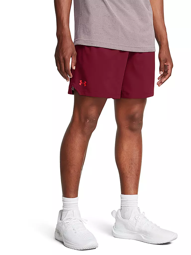 UNDER ARMOUR | Pantaloncini da fitness da uomo UA Vanish 15 cm | Rosso scuro