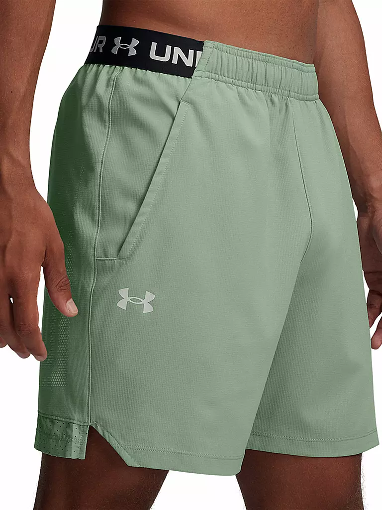 UNDER ARMOUR | Pantaloncini da fitness da uomo Vanish Woven Graphic STS 6in | Menta