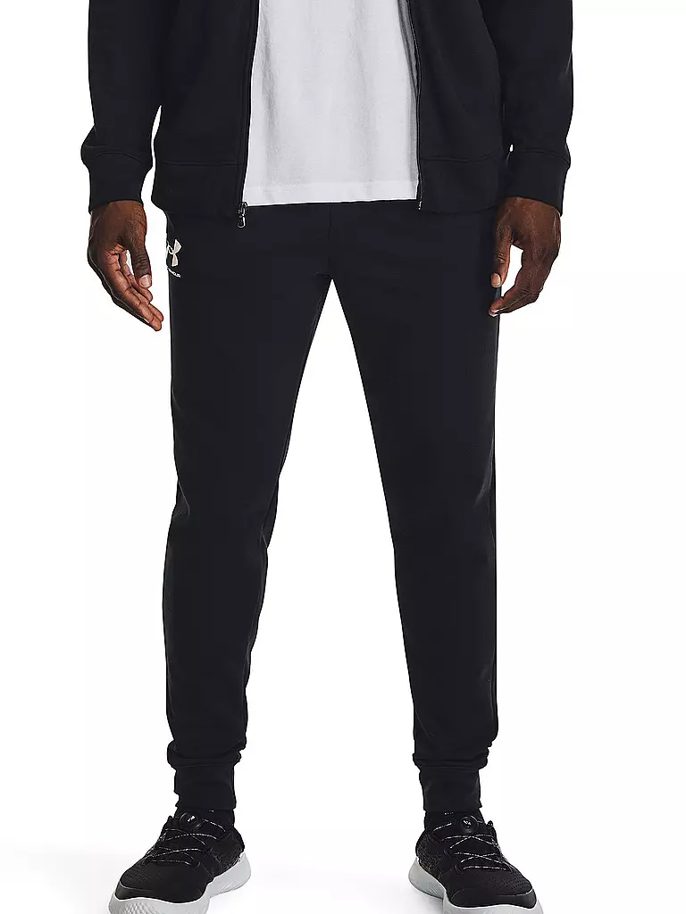 UNDER ARMOUR | Pantaloni da jogging da uomo UA Rival Terry | Nero