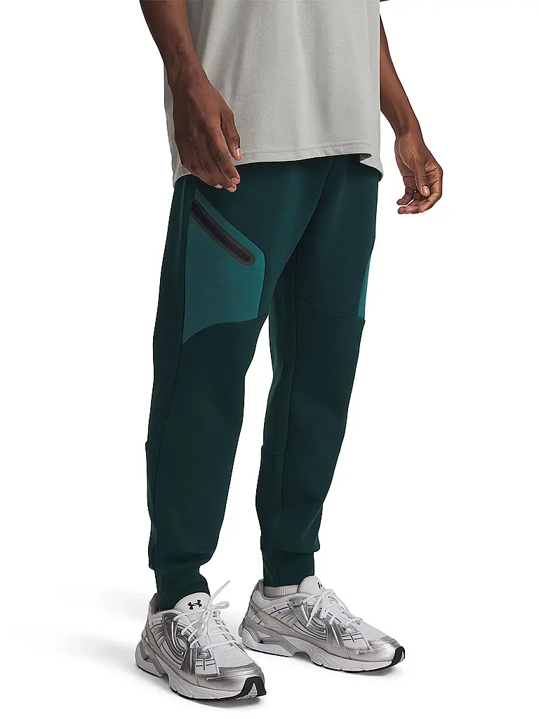 UNDER ARMOUR | Pantaloni da jogging da uomo Unstoppable | Verde scuro