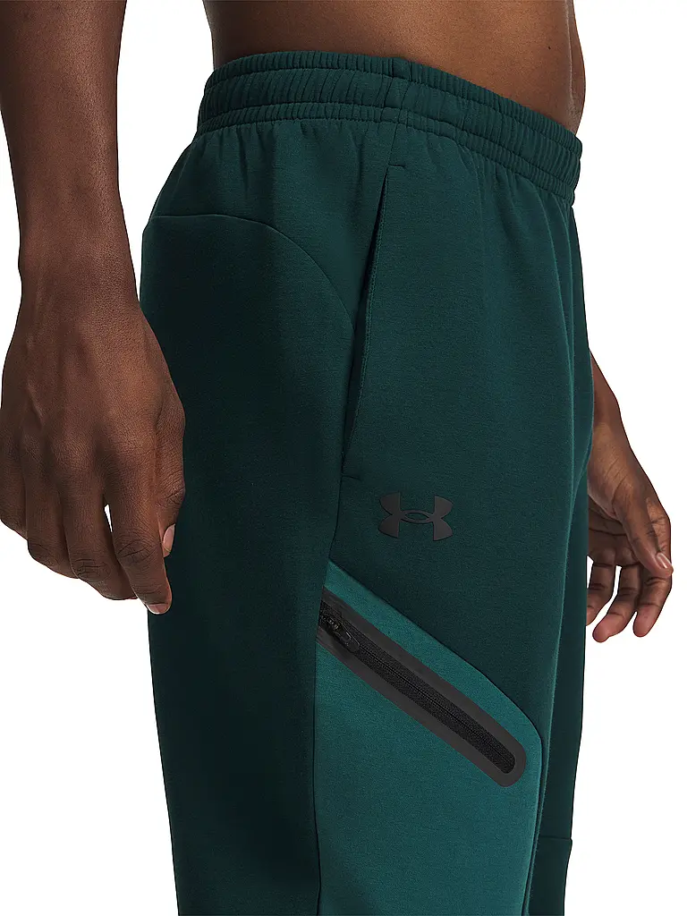 UNDER ARMOUR | Pantaloni da jogging da uomo Unstoppable | Verde scuro
