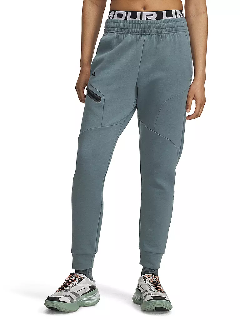 UNDER ARMOUR | Pantaloni da jogging donna UA Unstoppable Fleece | Petrolio