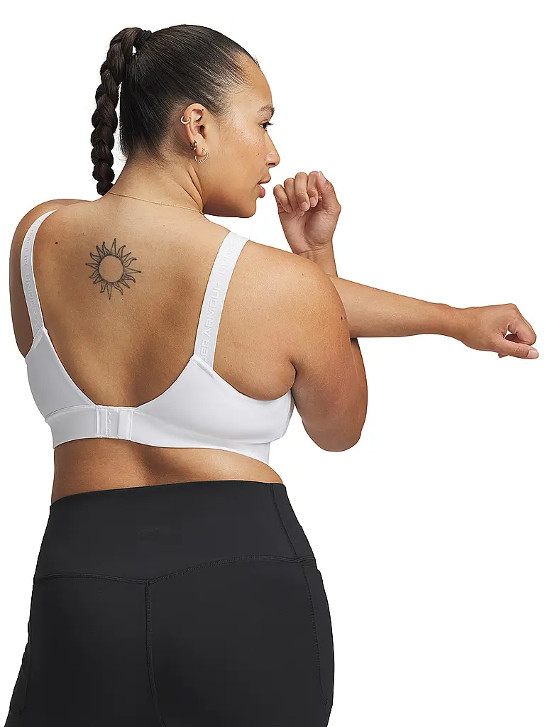 UNDER ARMOUR | Reggiseno sportivo da donna UA Infinity Mid 2.0 a supporto medio | Bianco