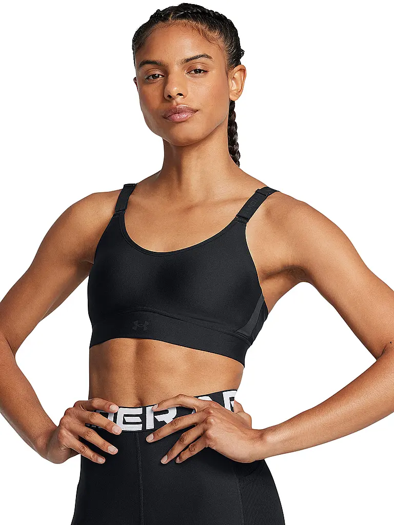 UNDER ARMOUR | Reggiseno sportivo da donna UA Infinity Mid 2.0 a supporto medio | Nero
