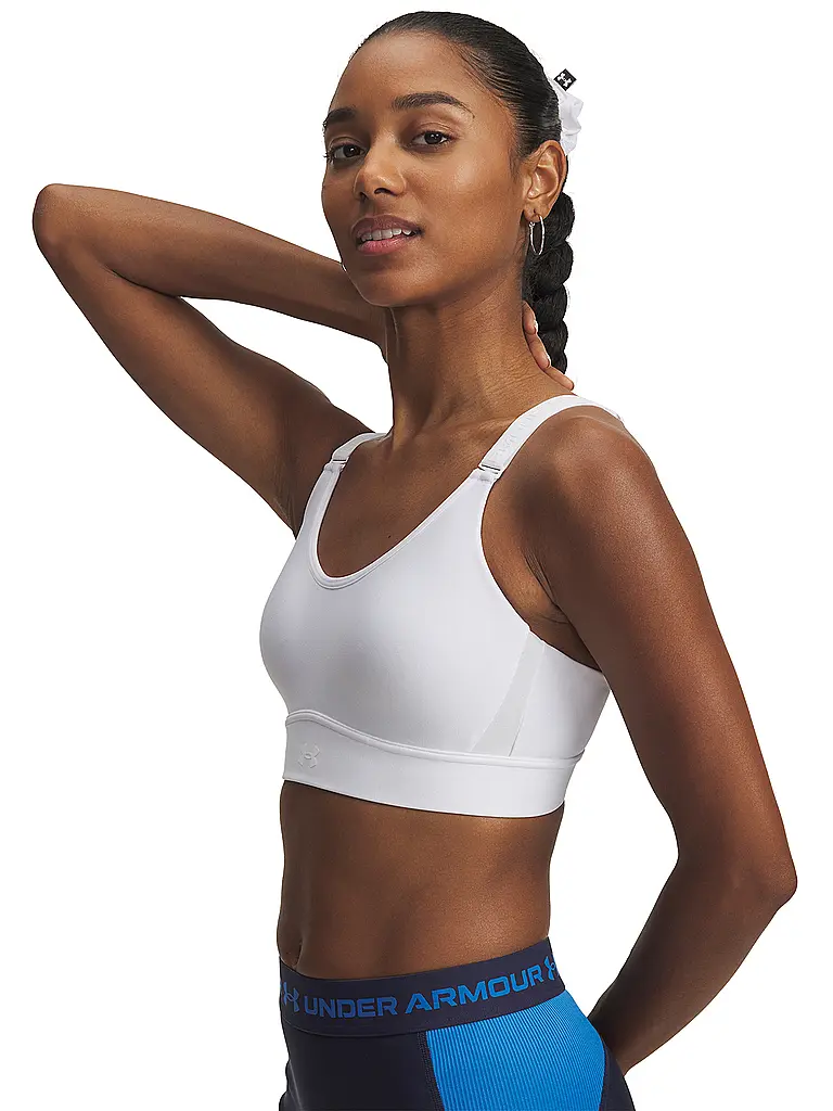 UNDER ARMOUR | Reggiseno sportivo da donna UA Infinity Mid 2.0 a supporto medio | Bianco