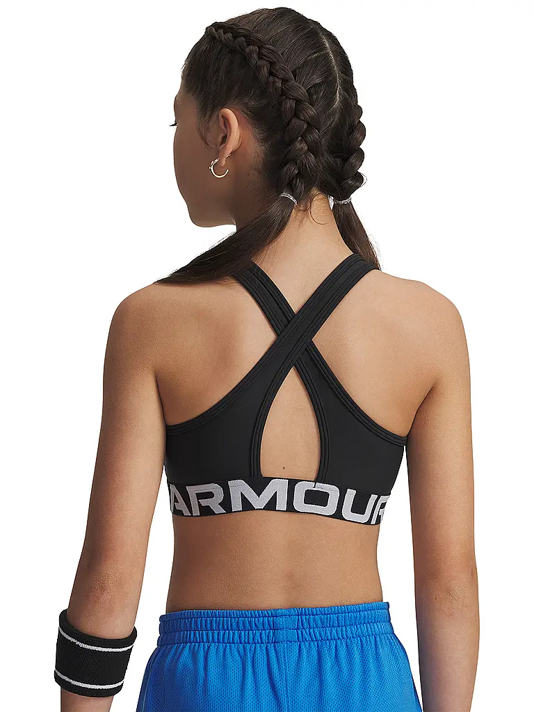 UNDER ARMOUR | Reggiseno sportivo da ragazza UA Crossback | Nero
