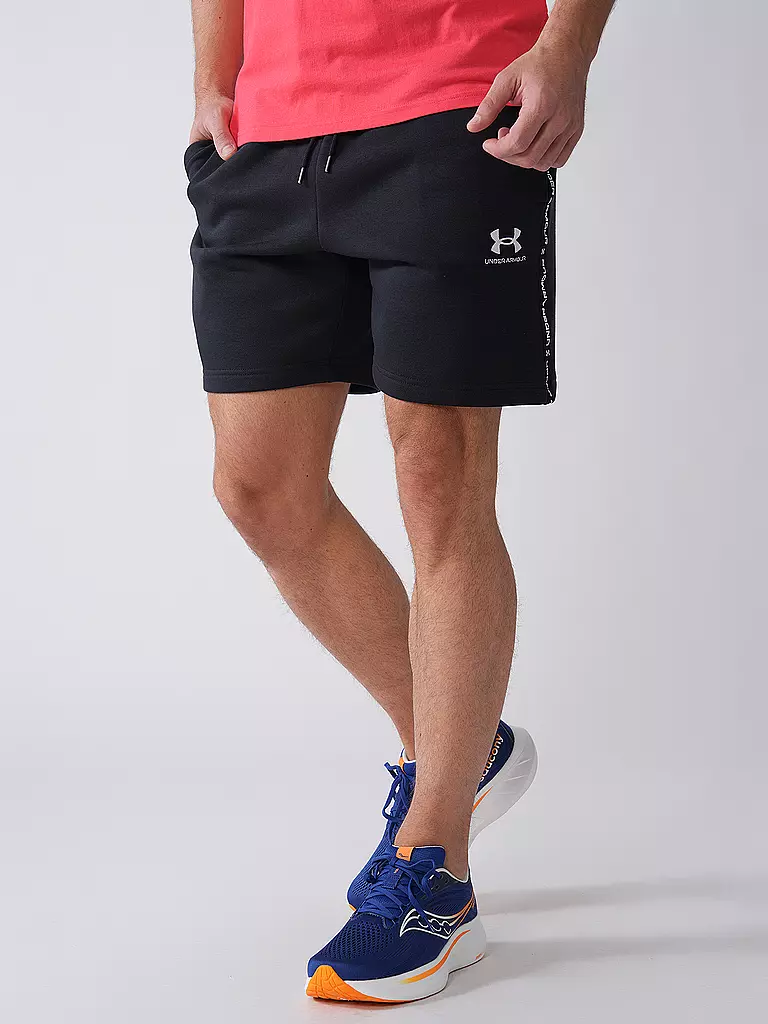 UNDER ARMOUR | Short da uomo UA Icon Fleece | Nero