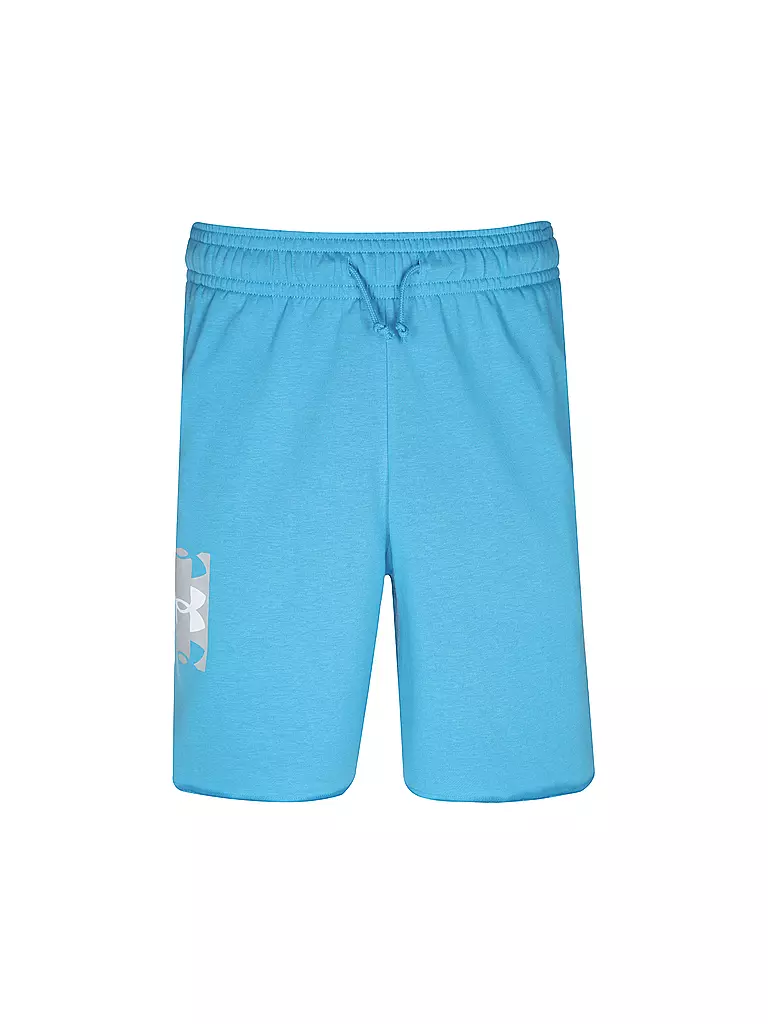 UNDER ARMOUR | Short da uomo UA Rival Terry Logo 8in | Blu chiaro