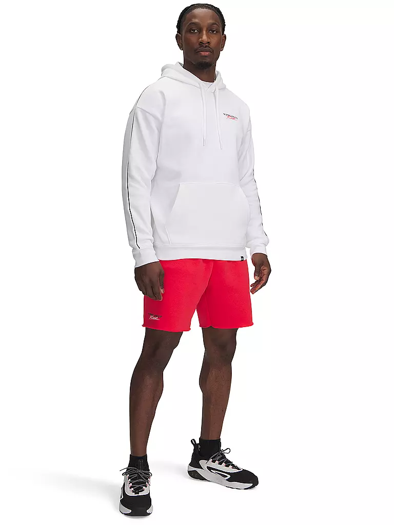 UNDER ARMOUR | Short da uomo UA The Rock Icon Fleece | Rosso